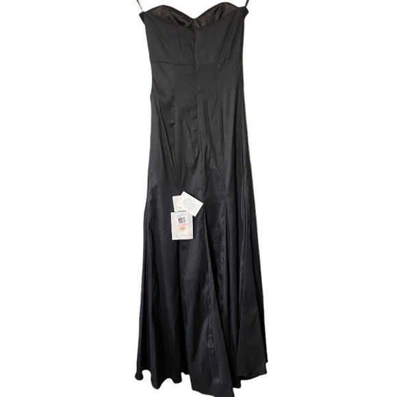 NWT Jessica McClintock x Vintage Strapless Twist Front Maxi - Picture 5 of 8